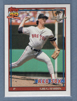 1991 Topps Desert Shield #123 Greg Harris  NM  GO600