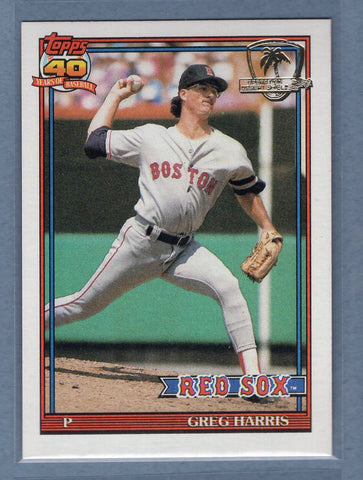 1991 Topps Desert Shield #123 Greg Harris  NM  GO600