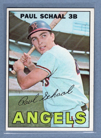 1967 Topps #58 Paul Schaal (Bat Natural) EX-MT    GO323
