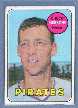 1969 Topps #596 Chuck Hartenstein (b) EX   GO501