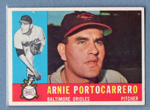 1960 Topps #254 Arnie Portocarrero EX   GO550