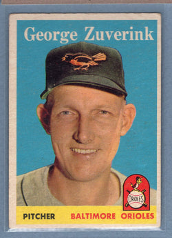1958 Topps #6 George Zuverink (h) VG-EX  GO501