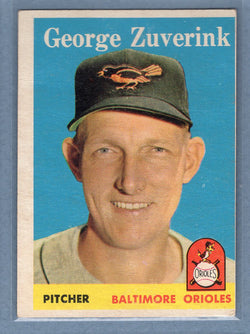 1958 Topps #6 George Zuverink (i) VG-EX  GO501