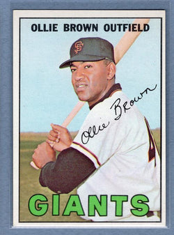 1967 Topps #83 Ollie Brown EX  GO446