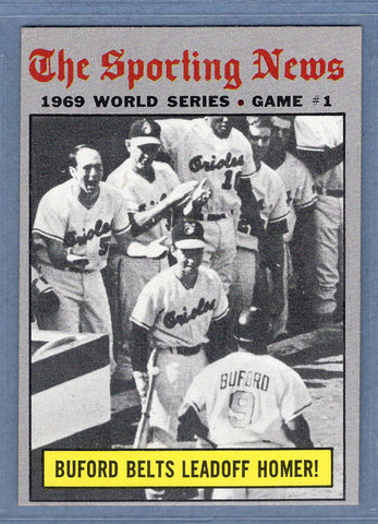 1970 Topps #305 World Series Game 1  EX-MT  SB1