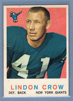 1959 Topps #156 Lindon Crow EX  GO138