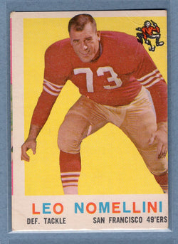 1959 Topps #19 Leo Nomellini (HOF)  VG   GO130
