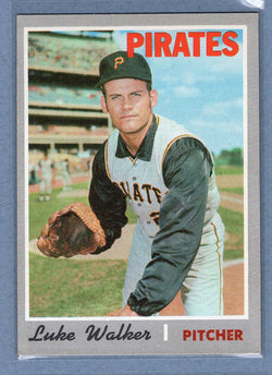 1970 Topps #322 Luke Walker  EX  GO695