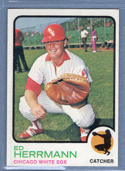 1973 Topps #73 Ed Hermann  (d) EX-MT  GO669