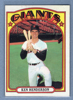 1972 Topps #443 Ken Henderson EX-MT  GO483