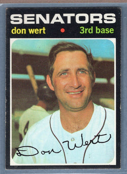 1971 Topps #307 Don Wert  EX  GO747