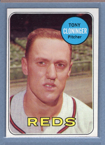 1969 Topps #492 Tony Cloninger (st) VG  GO350