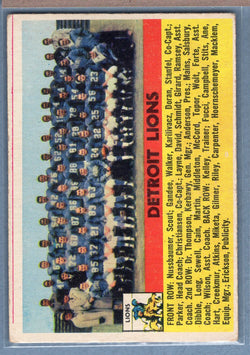 1956 Topps #92 Detroit Lions Team Card VG-EX  GO120