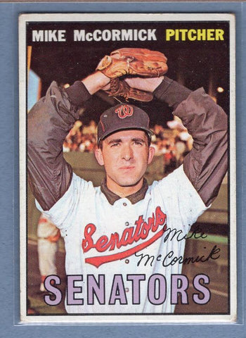 1967 Topps #86 Mike McCormick (With Trade Statement) VG-EX  GO446