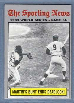 1970 Topps #308 World Series Game 4  EX-MT  SB2