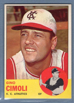 1963 Topps #321 Gino Cimoli EX-MT  GO393