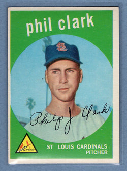 1959 Topps #454 Phil Clark (1) EX-MT  GO73