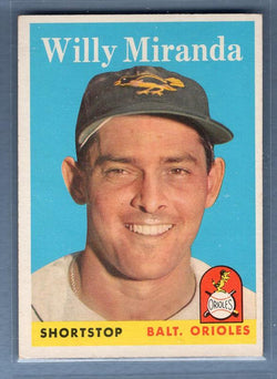 1958 Topps #179 Willy Miranda VG-EX   GO167