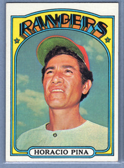 1972 Topps #654 Horacio Pina Ex-Nm