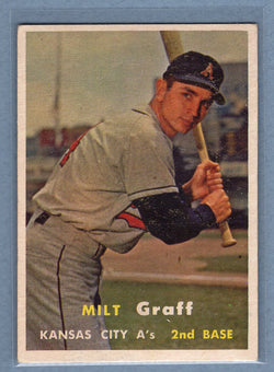 1957 Topps #369 Milt Graff EX  GO130