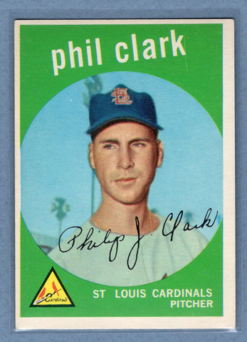 1959 Topps #454 Phil Clark (2) EX-MT  GO73