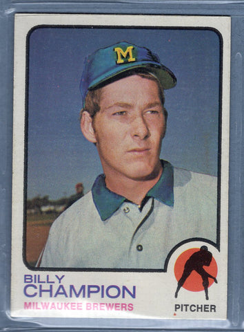 1973 Topps #74 Billy Champion  (a) EX-MT  GO669