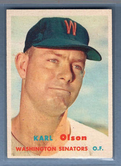 1957 Topps #153 Karl Olson(2) VG-EX  GO295