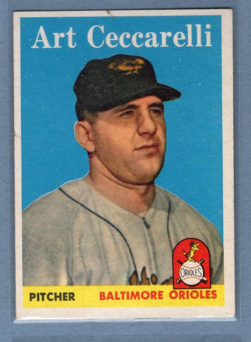 1958 Topps #191 Art Ceccarelli VG-EX   GO167