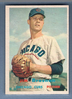 1957 Topps #155 Jim Brosnan VG-EX  GO295