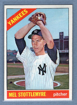 1966 Topps #350 Mel Stottlemyre EX-MT GO153