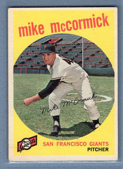 1959 Topps #148 Mike McCormick VG-EX    Set Break A