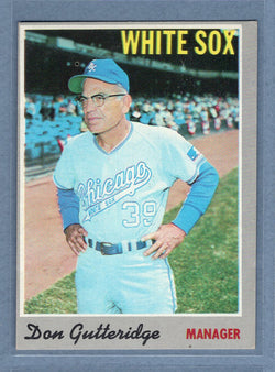 1970 Topps #123 Don Gutteridge  (a) EX  GO900