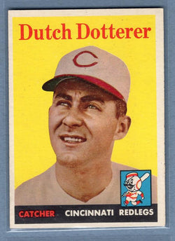 1958 Topps #396 Dutch Dotterer VG-EX     G0364