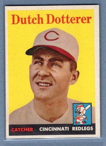 1958 Topps #396 Dutch Dotterer VG-EX     G0364