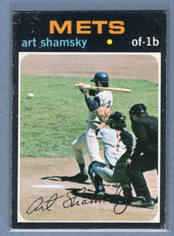 1971 Topps #445 Art Shamsky (b) EX  GO950