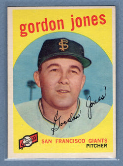 1959 Topps #458 Gordon Jones (1) EX-MT  GO73