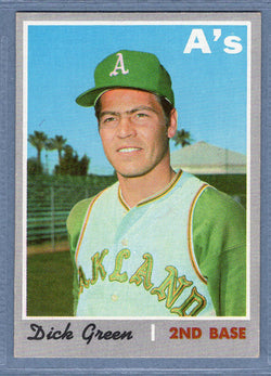 1970 Topps #311 Dick Green  EX-MT  SB2