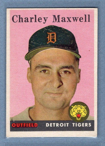 1958 Topps #380 Charley Maxwell  EX  GO387