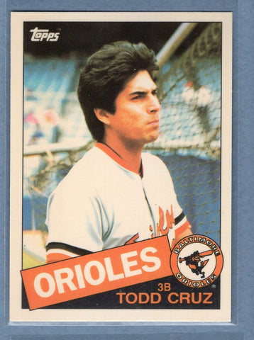 1985 Topps Tiffany #366 Todd Cruz NM