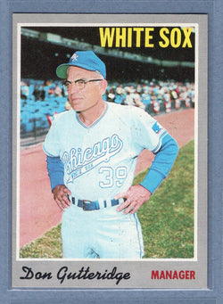 1970 Topps #123 Don Gutteridge  (b) EX-MT  GO900