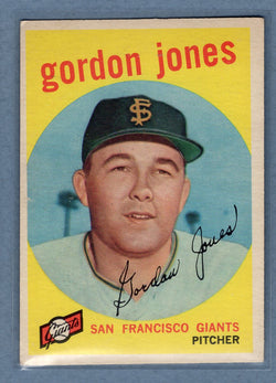 1959 Topps #458 Gordon Jones (2) EX-MT  GO73