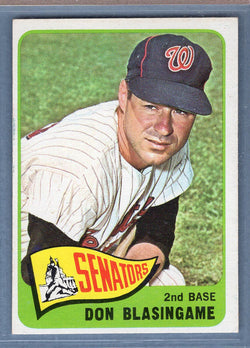 1965 Topps #21 Don Blasingame EX  GO320