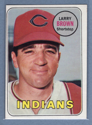 1969 Topps #503 Larry Brown EX-MT  GO350