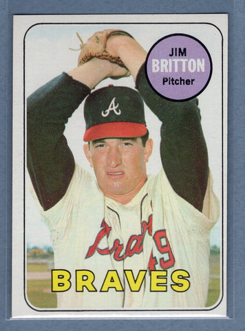 1969 Topps #154 Jim Britton (f) EX-MT  GO700