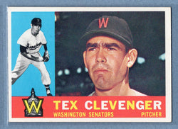 1960 Topps #392 Tex Clevenger EX-MT  GO244