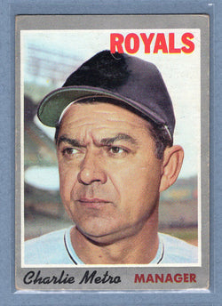 1970 Topps #16 Charlie Metro  VG-EX  GO450
