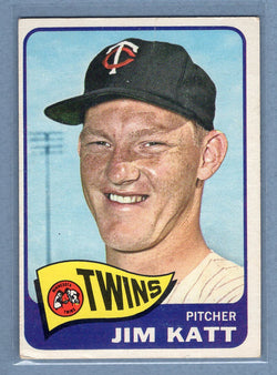 1965 Topps #62 Jim Kaat  VG-EX  GO375