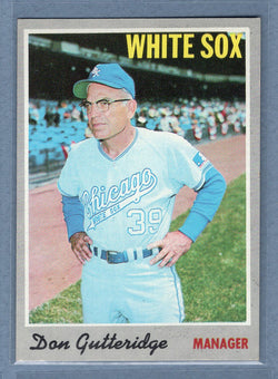 1970 Topps #123 Don Gutteridge  (c) EX-MT  GO900