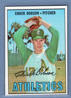 1967 Topps #438 Chuck Dobson EX-MT  GO360