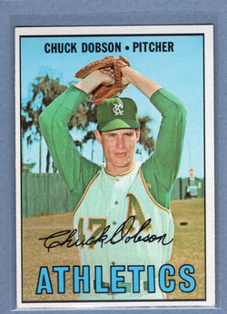 1967 Topps #438 Chuck Dobson  EX-MT   GO340